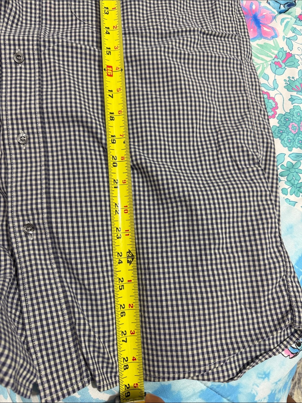Lacoste Classic Black & White Check Button-Down Men’s Shirt size 38 - Picture 3 of 5